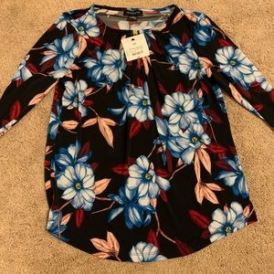 Liz Claiborne Career Scoop Neck Blouse
